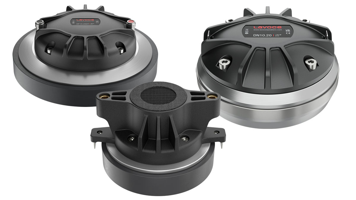 A Compression Driver Trilogy and More From Lavoce at ISE 2025 A Compression Driver Trilogy and More From Lavoce at ISE 2025