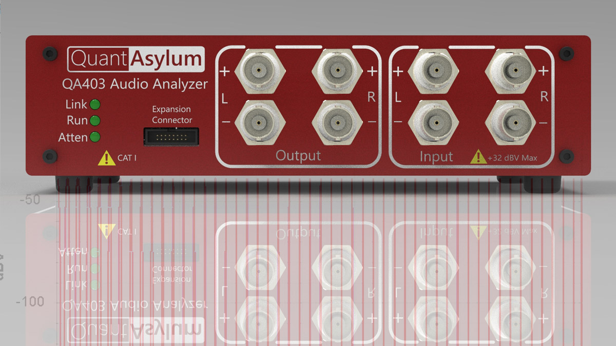 Fresh From the Bench: QuantAsylum QA403 32-bit Audio Analyzer Fresh From the Bench: QuantAsylum QA403 32-bit Audio Analyzer