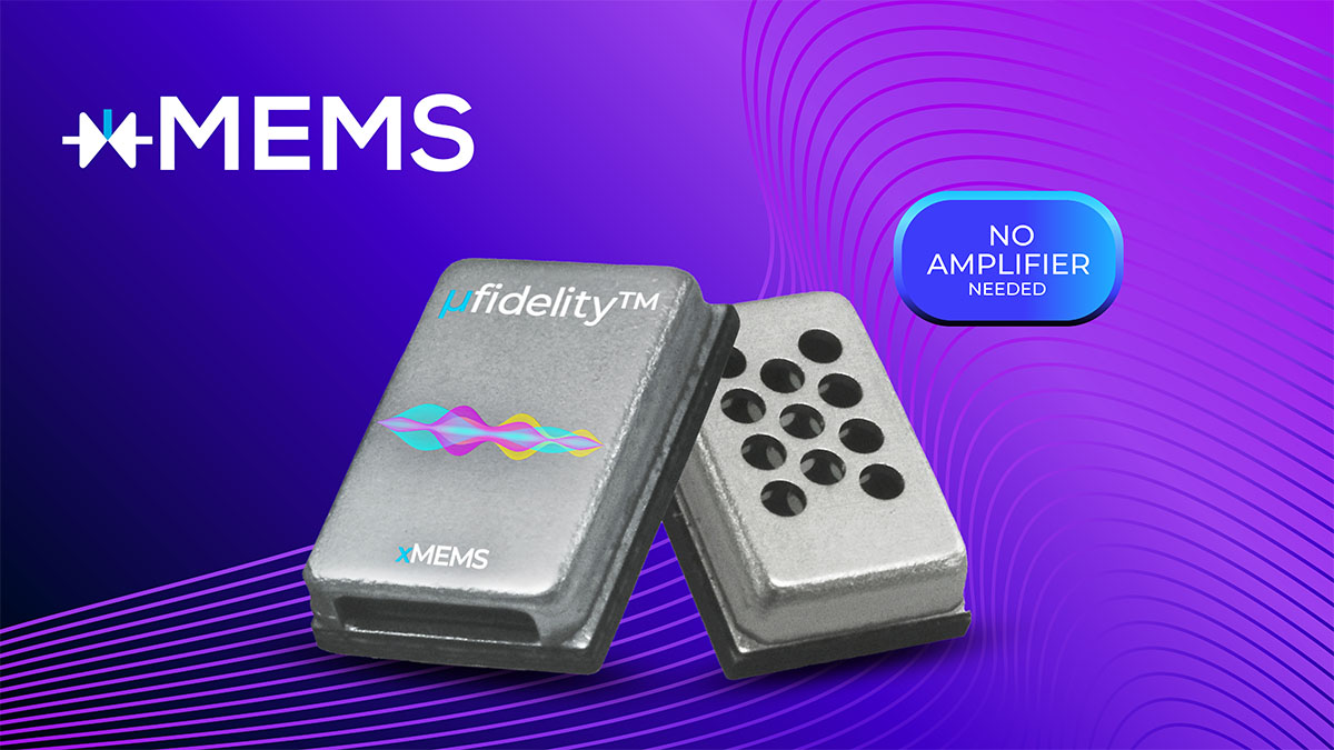 xMEMS Introduces Amplifier-Less MEMS Tweeter for 2-Way Wireless Earbuds xMEMS Introduces Amplifier-Less MEMS Tweeter for 2-Way Wireless Earbuds