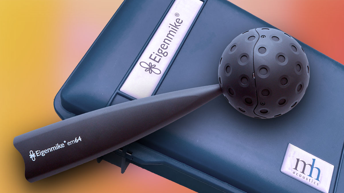 Fresh From the Bench: mh acoustics Eigenmike em64, Sixth-Order Ambisonics Microphone and Software Suite Fresh From the Bench: mh acoustics Eigenmike em64, Sixth-Order Ambisonics Microphone and Software Suite