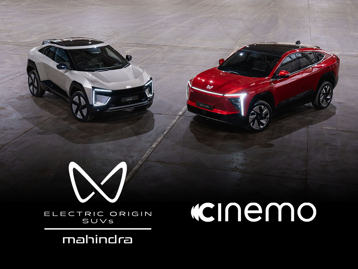 Cinemo Elevates In-Car Entertainment With Personal Devices in Mahindra’s New Electric Origin SUV Range Cinemo Elevates In-Car Entertainment With Personal Devices in Mahindra’s New Electric Origin SUV Range