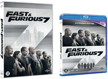 Fast & Furious 7 DVD & Blu ray