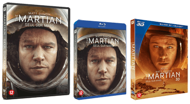 The Martian DVD & Blu ray