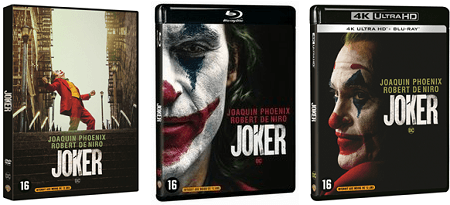 Joker DVD, Blu-ray, UHD