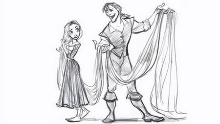 Rapunzel Sketch