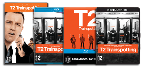 T2 Trainspotting DVD, Blu ray, UHD, Steelbook