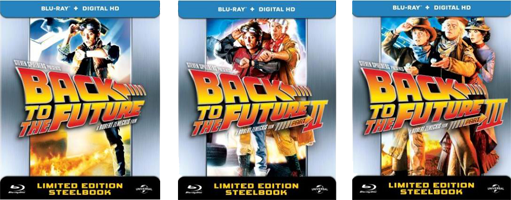 Back To The Future Steelbooks Blu ray