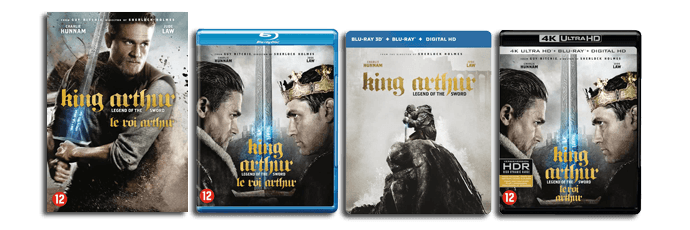 King Arthur: Legend of the sword DVD Blu-ray UHD