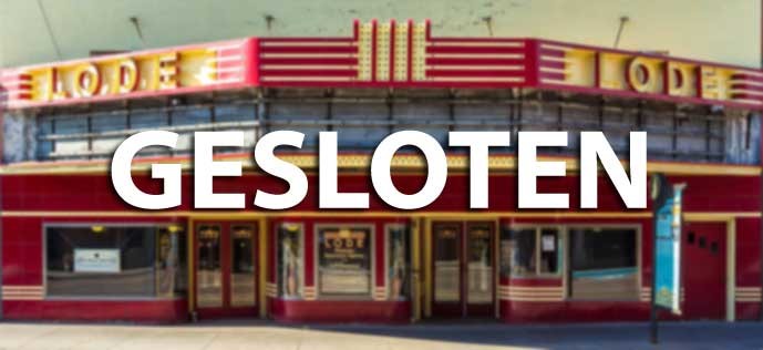 Gesloten bioscoop