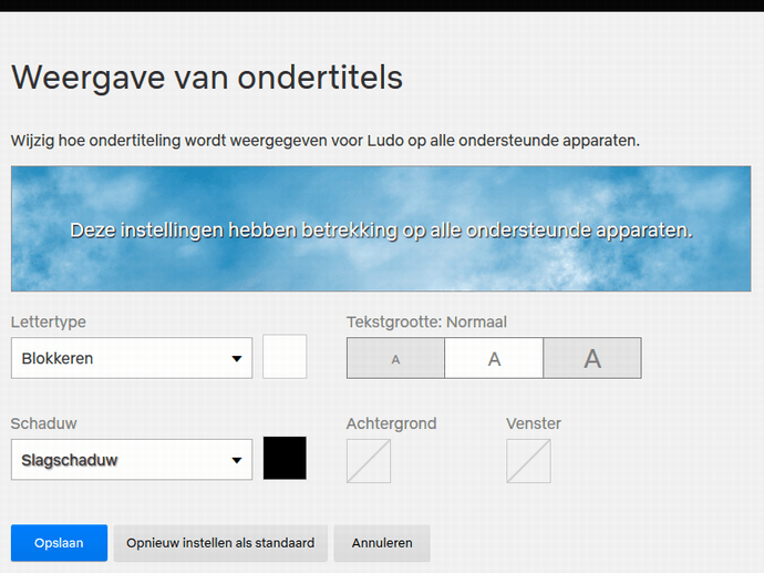 Netflix instellingen voor ondertiteling aanpassen