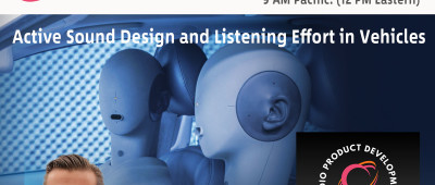 Active Sound Design and Listening Effort in Vehicles. Webinar, December 17