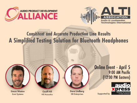 Interested in a Consistent and Accurate Testing Solution For Bluetooth Headphones? Join this Webinar March 29, 2023