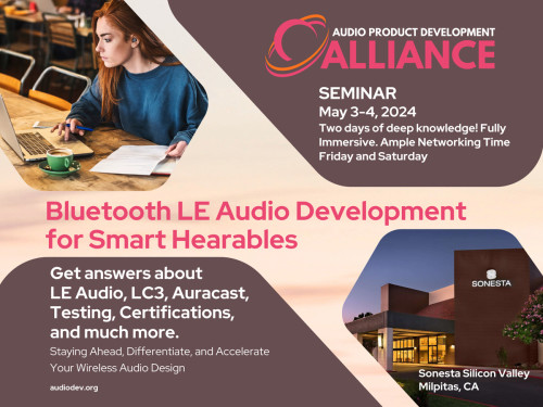 Bluetooth LE Audio Development for Smart Hearables Seminar