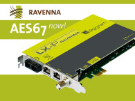 Digigram RAVENNA AES67 PCIe Sound Card Now Shipping