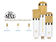 MXL Celebrates 20th Anniversary with Gold Microphones