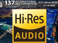 137th Audio Engineering Society Convention Focus on High Resolution Audio