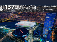Calendar of Technical Program Events for 137th Audio Engineering Society Convention Already Online