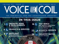 The September 2014 edition of Voice Coil is now available