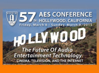 Audio Engineering Society to Host 57th International Conference on the Future of Audio Entertainment Technology