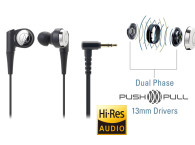 New Audio-Technica SonicPro In-Ear Headphones with Push-Pull Driver System