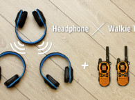 World’s First Wireless Music Sharing Fitness Headphone with Walkie-Talkie Mode