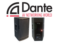 VUE Audiotechnik Provides Dante-Enabled h-12 Powered Speakers for Dante AV Networking World Fall Tour 2015