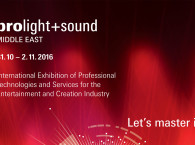 Messe Frankfurt Announces Prolight+Sound Middle East 2016