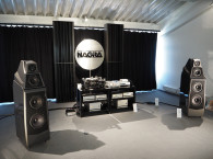 The complete Nagra setup at the High End 2016 show playing on the remarkable Wilson Audio Alexia speakers.