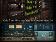 Universal Audio Announces Thunderbolt Compatibility For Windows 10 Systems and New UAD Software v9.0