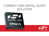 New CP2615 USB-to-I2S Bridge Chip from Silicon Labs for Simple Digital Audio Designs