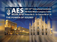 Audio Engineering Society Explores "The Power of Sound" at AES Milan 2018