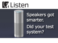 New Listen Seminars in Boston and Chicago on Testing Smart Speakers, Voice Controlled Devices, Automotive Audio and More