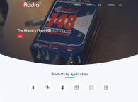 Radial Engineering Launches New Website with Improved Experiences