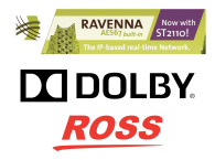 Dolby and Ross Video Extend RAVENNA AoIP Partnership at IBC 2018