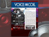 Voice Coil October 2018 Is Here and Ready for the 145th AES NY Convention!