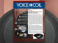 Get the Latest on Cone and Diaphragm Technology with Voice Coil February 