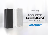 QSC Expands AcousticDesign Series with New AD-S402T Column Speaker