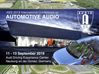 AES International Automotive Audio Conference Announces Details for 2019 Events
