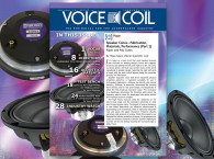 Get Ahead on Cones, Woofers, Compression Drivers and More with Voice Coil February 2020!