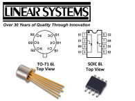 Linear Systems Reintroduces LSK389 Ultra-Low Noise N-Channel JFET
