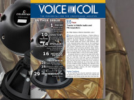 Voice Coil April 2020 Now Available and Keeping the Loudspeaker Industry Together