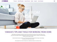 Yamaha Unified Communications Launches New Work From Home Initiative and Website