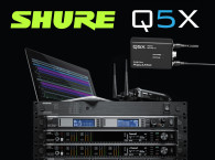 Shure and Q5X Unveil New Series of Axient Digital-Enabled Flexible Wireless Microphone Transmitters