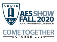 AES Show Fall 2020 Convention Technical Program Will Extend to a Full Month