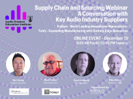 Audio Product Education Institute Promotes Webinar with Key Audio Industry Suppliers