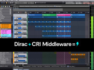 Dirac and CRI Middleware Join Forces to Deliver Enhanced Sound for Mobile, Gaming, and Automotive
