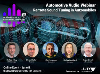 Audio Product Education Institute Promotes Webinar on Remote Sound Tuning in Automobiles