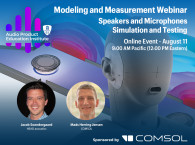 AES Audio Product Education Institute Explains Simulation and Testing for Speakers and Microphones