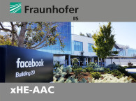Fraunhofer IIS Licenses xHE-AAC Audio Codec Software to Facebook