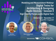 APEI Modeling and Measurement Session Details Development Using Poroacoustic Simulation